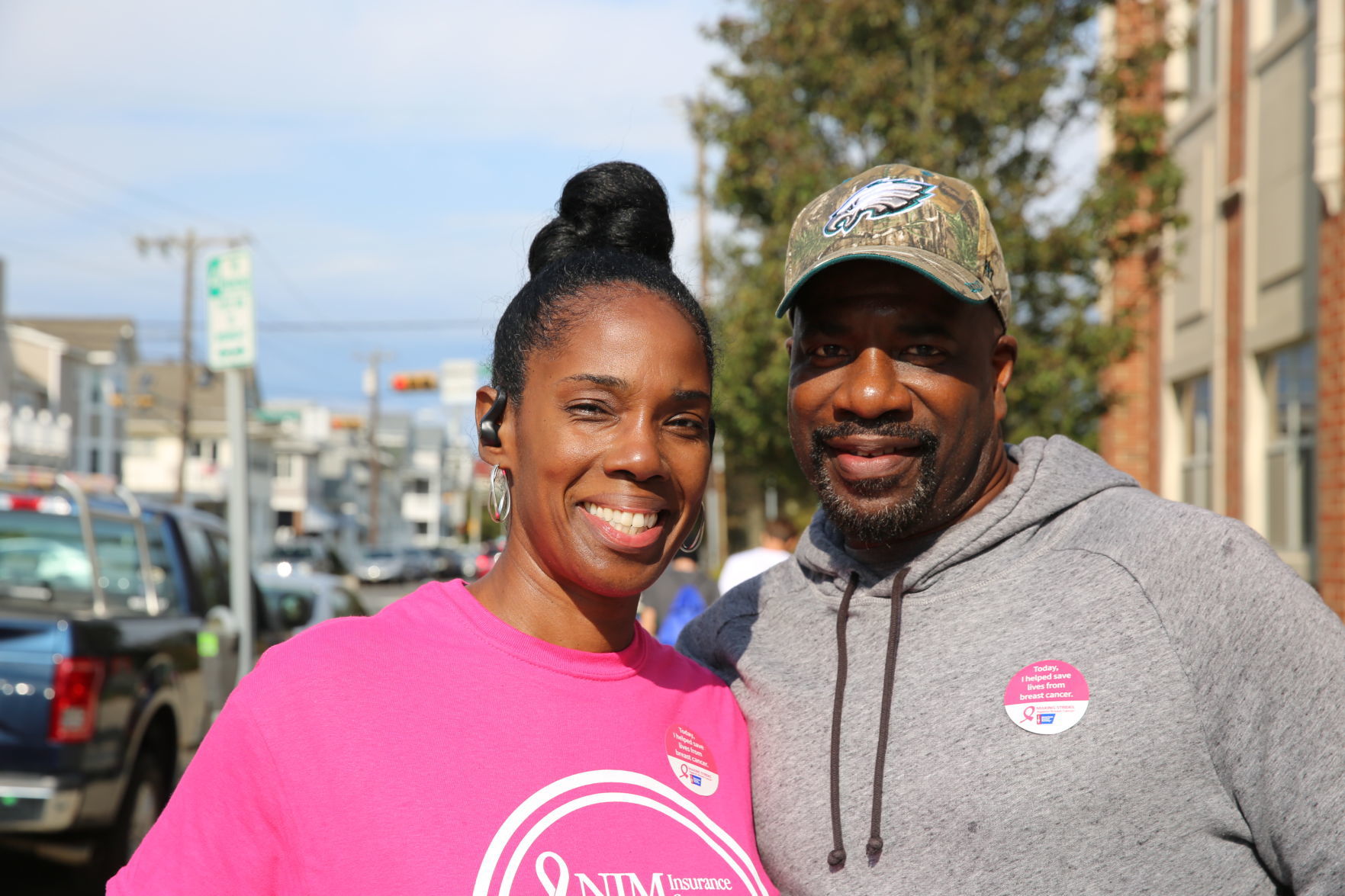 SEEN at the American Cancer Society Making Strides Against Breast Cancer walk